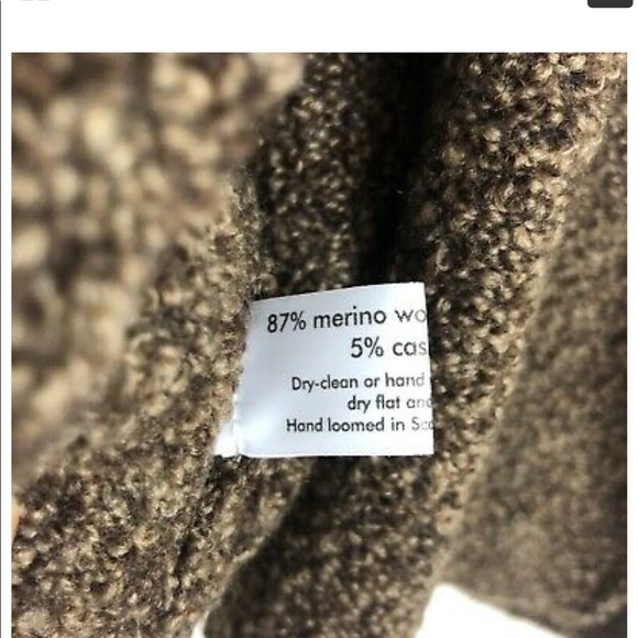 EUC ESKANDAR size XL BOUCLE WOOL/cashmere blend - Picture 7 of 7